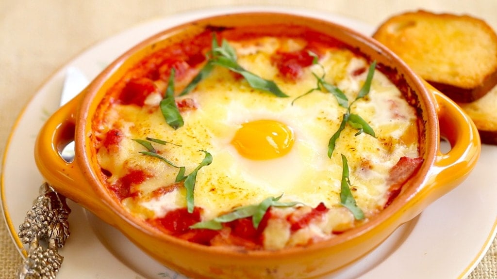 Italian Baked Eggs - Gemma's Bigger Bolder Baking